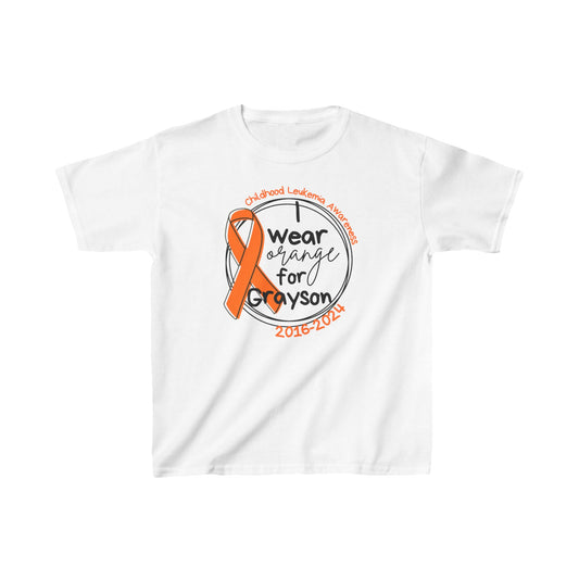 Kids | I Wear Orange for Grayson | One Sided