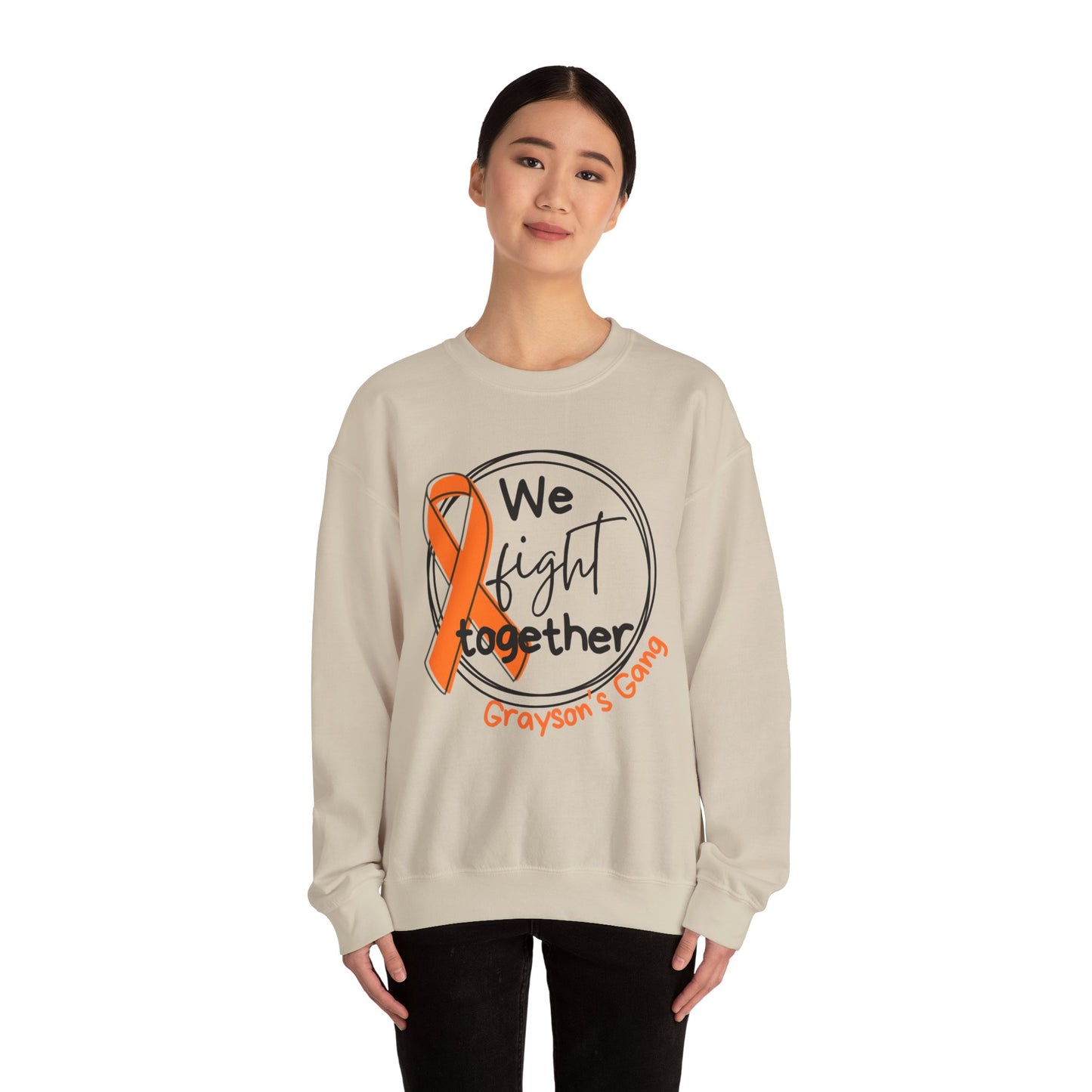 The Cold Weather Supporter | Unisex Heavy Blend™ Crewneck Sweatshirt