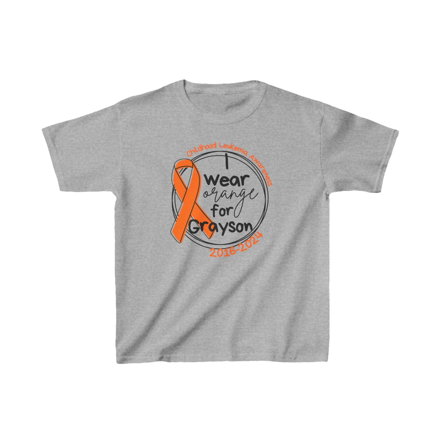 Kids | I Wear Orange for Grayson | One Sided