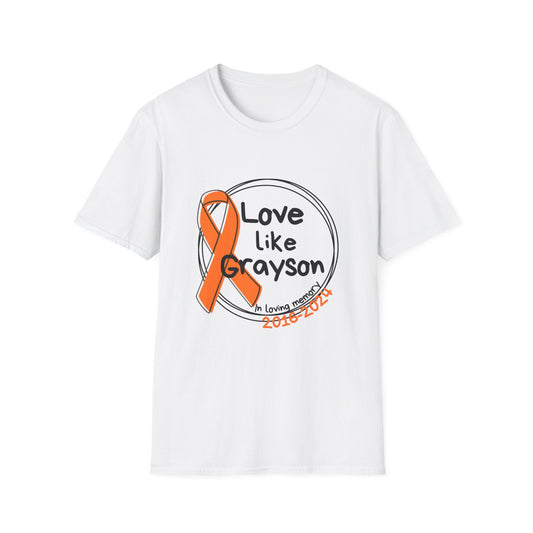 Love Like Grayson Front & Back | Unisex Softstyle T-Shirt