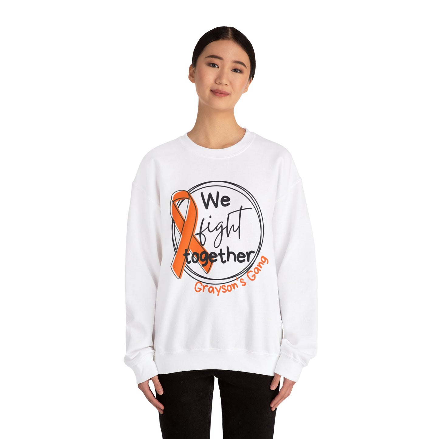 The Cold Weather Supporter | Unisex Heavy Blend™ Crewneck Sweatshirt